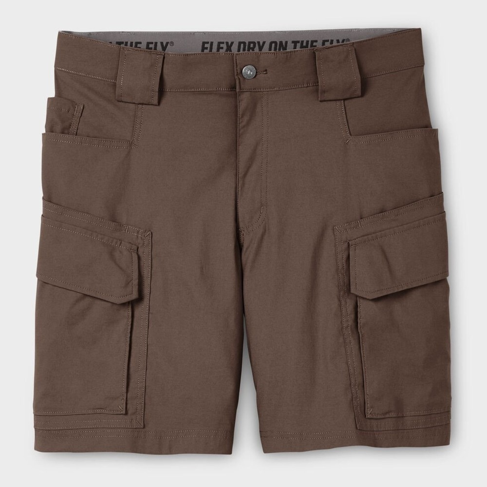 Duluth Trading Co Mens Duluth Flex Dry on the Fly Relaxed Fit 9" Cargo Shorts BA